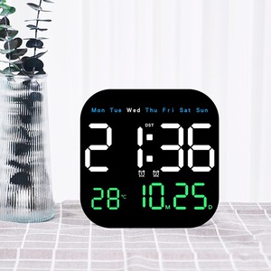 Huayang 6650 <span class=keywords><strong>Orologio</strong></span> Digitale LED Stile Fresco, da <span class=keywords><strong>Parete</strong></span> e da Tavolo, Multifunzione, Moderno per Soggiorno e Camera da Letto - Product Image 1