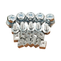 Boulons et écrous de batterie de moto M5 M6 Vis 12V avec écrous carrés pour 150cc 200cc 250cc 350cc 400cc