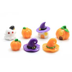 3D miniatura figuras resina para Halloween <span class=keywords><strong>de</strong></span> Mini hadas jardín adornos lindo calabaza fantasma <span class=keywords><strong>de</strong></span> vampiro Micro paisaje Decoración - Product Image 1