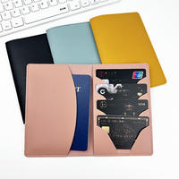 Porte-passeport en cuir PU épaissi de haute qualité, logo personnalisé, étui pour passeport, porte-cartes de visite