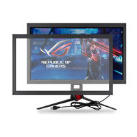 Pantalla Táctil Infrarroja con Interfaz USB de Tamaño Personalizado, Panel Interactivo de Vidrio Templado de 10 Puntos, Monitor LCD LED para Uso Industrial