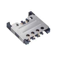 Connecteur de carte Micro SIM de type Push-Pull de haute qualité et à prix abordable, type SMT, hauteur 2,4 mm, pour traceur GPS