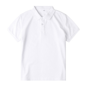 <span class=keywords><strong>Polo</strong></span> décontracté rétro de style japonais, basique, uni, ample, à manches courtes, pour homme, haut de gamme, été, en coton piqué fin - Product Image 2