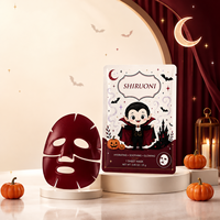 Masque facial jetable OEM/ODM Vampire Halloween Pack, hydratant, illuminateur, apaisant et confortant.