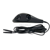 Caméra de vision latérale de porte de voiture 2 en 1 AHD 1080P sans perçage avec autocollant