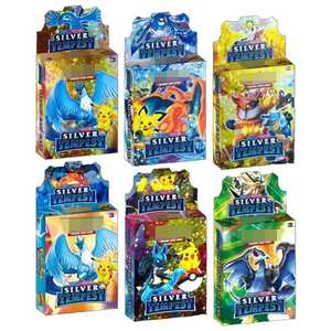 Jeu de cartes à collectionner Pokemoned Silver Tempest <span class=keywords><strong>Booster</strong></span> Pack <span class=keywords><strong>V</strong></span> <span class=keywords><strong>Star</strong></span>/VMAX/GX Cards, cartes à collectionner pour TCG English Edition - Product Image 1