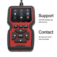 Lector de código OBDII V519, herramienta de escaneo de diagnóstico de coche, probador de voltaje de coche, escáner de código de falla del motor, probador de carga, herramienta de diagnóstico