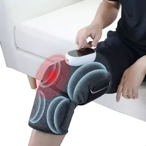 2023 New Oem Odm Rechargeable Vibration Physiotherapy Hot Compress Electric Leg Knee Massager With Heat