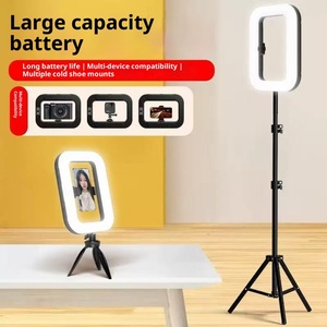 Nouvel anneau portatif LED lumière <span class=keywords><strong>de</strong></span> remplissage Rechargeable téléphone portable Portable <span class=keywords><strong>diffusion</strong></span> en direct photographie bureau Selfie lumière - Product Image 6