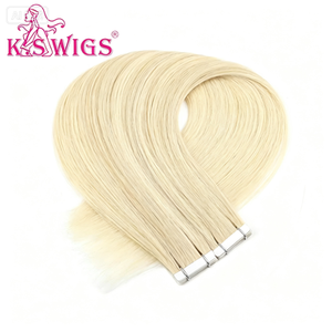 ผมต่อแบบเทปตรง Remy Virgin Cuticle Aligned  สำหรับต่อผมด้วยกาว Walker สำหรับร้านเสริมสวยมืออาชีพ ขายส่ง - Product Image 3