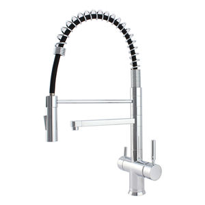 Grifo de <span class=keywords><strong>Cocina</strong></span> DOGO Aquatech Amsterdam con Rociador Extraíble, Grifo de <span class=keywords><strong>Cocina</strong></span> con Resorte, Rociador de <span class=keywords><strong>Tres</strong></span> Vías, Grifo de <span class=keywords><strong>Cocina</strong></span> con Filtro - Product Image 1