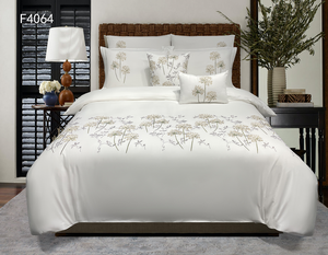 Nuevo diseño hogar bordado <span class=keywords><strong>invierno</strong></span> acolchado sábana <span class=keywords><strong>juego</strong></span> <span class=keywords><strong>de</strong></span> cama tamaño queen - Product Image 5