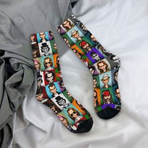 Chaussettes de sport personnalisées Kawaii <span class=keywords><strong>Tim</strong></span> <span class=keywords><strong>Burton</strong></span> Movie Characters Cartoon Cosplay, chaussettes chaudes imprimées en 3D, chaussettes de football - Product Image 4