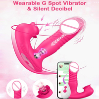 Jouets sexuels pour femmes : Vibrateur double tête portable, Godemiché vibrant, Stimulateur clitoridien à succion, Vibrateur à poussée pour le point G