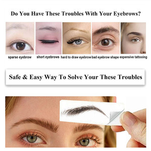 Pegatina <span class=keywords><strong>de</strong></span> tatuaje 3D, pegatina <span class=keywords><strong>de</strong></span> tatuaje permanente <span class=keywords><strong>de</strong></span> cejas <span class=keywords><strong>para</strong></span> <span class=keywords><strong>niñas</strong></span>, <span class=keywords><strong>máquina</strong></span> <span class=keywords><strong>de</strong></span> tatuaje temporal negra y marrón, Impresión <span class=keywords><strong>de</strong></span> transferencia <span class=keywords><strong>de</strong></span> agua - Product Image 4