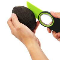 Vaatwasser Veilig Goede Grepen Avocado Cutter Schepje Pitter Green 3 In 1 Avocado Snijder