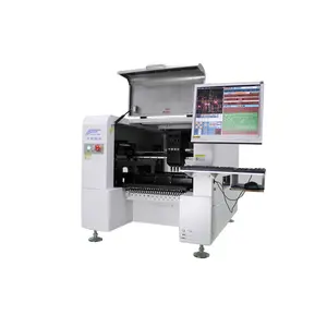 Bestseller 4 Heads Pcb Pick En Place Machine Hwgc Led Productie Smt Machine Schroef Guider 50 Feeders + Camera