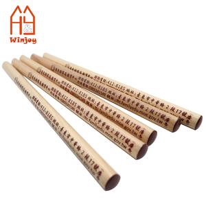 <span class=keywords><strong>Crayon</strong></span> à mine HB de 1cm de diamètre en bois naturel pour les enfants - Product Image 4