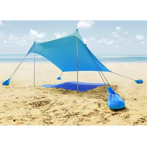 2,1x2,1x1,6 м, высокопроизводительные Лайкровые пляжные палатки, растянутый пляжный навес, уличная Пляжная палатка