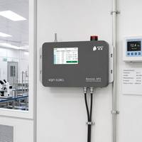 Contador Remoto de Partículas en el Aire KQET-5128CL 28.3L 0.5μm-50μm para Monitoreo en Tiempo Real de Salas Blancas de Semiconductores y Farmacéutica ISO 14644