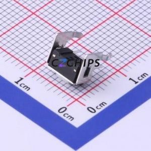 TS-1001V-AR04316 Tactile Switch Through hole Switch Single Pole Single Throw Rectangle Button 1.6N Right Angle Insert - Product Image 2