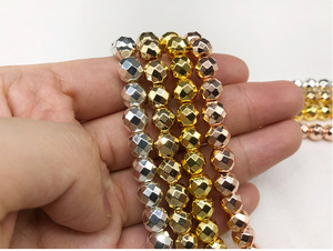 공장 직접 판매 적철광면 처리 된 구슬 느슨한 구슬 도매 diy 보석 액세서리 - Product Image 5