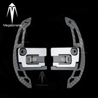 Palanca de Cambios Magnética para Volante de Coche, de Fibra de Carbono, para Ford Bronco Raptor Wildtrak Big Bend 2022-2024