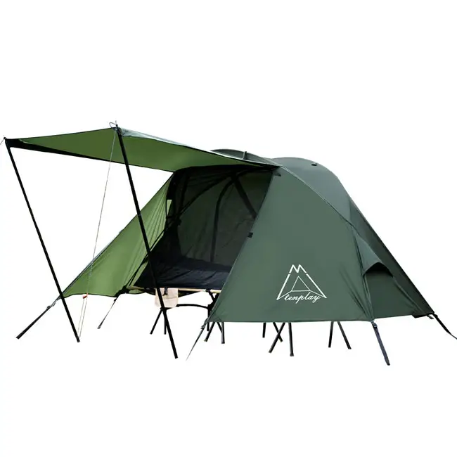 Custom processing single tent lightweight outdoor camping tent mountaineering ultra light 1 person camp bed tent