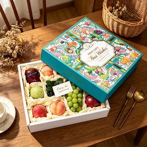 Caja de Papel Blanca Portátil para Galletas con Impresión '<span class=keywords><strong>Goodday</strong></span>', Caja de Embalaje para Pastelería con Asa, para Galletas de Ositos, Dulces y Regalos de Postres - Product Image 6