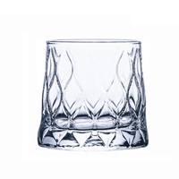 Vente en gros de verre à boire unique en diamant esthétique grand gobelet en verre à whisky verres à café pour boissons froides