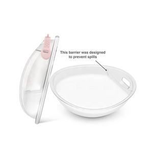 Coquilles de collecte de lait maternel en silicone de fabrication OEM neuves 2025 avec bouchon, gobelets de collecte de lait maternel - Product Image 4