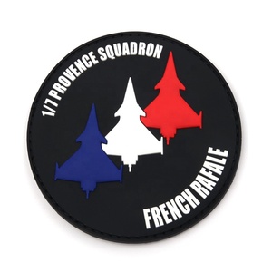 GIGN France Patch PVC lembut Nasional SRT GIPN 3D karet taktis Patch