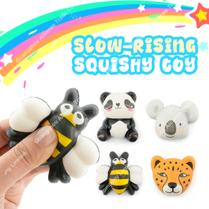 16 Jouets anti-stress fantaisie en forme d'animaux, Squishies Kawaii Mochi, Petits jouets miniatures, Cadeaux de fête, Jouets pour enfants, Jouets anti-stress et anti-anxiété - Product Image 6