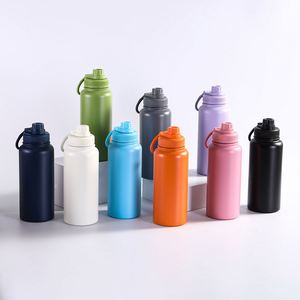 Botella de Agua Deportiva de Acero Inoxidable 304 con Aislamiento al Vacío, Aislamiento Térmico de 12-24 Horas, Diseño Moderno Recto - Product Image 2