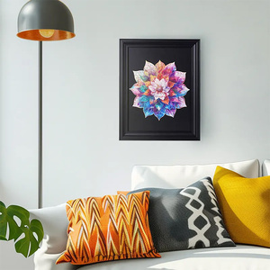 Robotime Rowood Produttore di Artigianato in Legno Regali Fai-da-Te TA001 Fiore Mandala Mistico Forme Fantasiose <span class=keywords><strong>Puzzle</strong></span> in Legno - Product Image 4