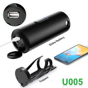 Batería de Bicicleta Eléctrica en Forma de Botella de Agua, 48V 10.5Ah, Batería de Bicicleta de 36V 7ah, Negra, Portátil, para Bicicleta Eléctrica - Product Image 2