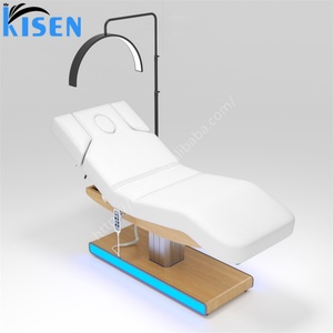 Cama de Masaje Eléctrica de Madera Kisen, Personalizada, Estilo Tailandés, de Lujo, Tamaño King, Profesional, para Salón de Belleza - Product Image 1