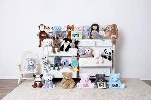 Heartbeat Bear Animales de peluche grabables 20 seg Grabadora de voz de corazón para ultrasonidos y Reproducción de mensajes dulces - Product Image 6