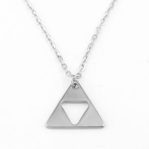 Collar con colgante Triforce de metal para mujer, estilo minimalista, geométrico - Product Image 6