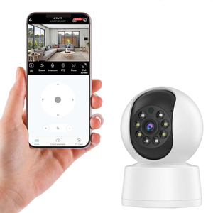 Cámara de seguridad interior para el hogar con rotación de 360 grados, videocámara inalámbrica de visión nocturna a todo Color, Mini cámara de vigilancia Wifi sin nube - Product Image 5