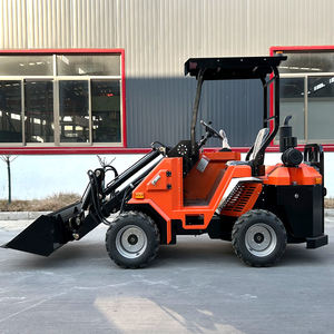 Gratis verzending <span class=keywords><strong>Mini</strong></span> Skid Steer Loader EPA-motor Wielen Rupsbanden Bak Officiële After-Sales Veelzijdigheid 4x4 <span class=keywords><strong>Mini</strong></span> Wiellader - Product Image 1