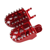 Repose-pieds en aluminium CNC pour moto, pédales, repose-pieds pour KLX250 XR250 400 600R Honda CR80 CR85 CRF1000L XR650 KLR650 tout-terrain