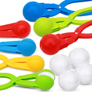Outdoor Snowball Fight Game <span class=keywords><strong>Snow</strong></span> <span class=keywords><strong>Ball</strong></span> Shape Maker Toys con manico per bambino - Product Image 1
