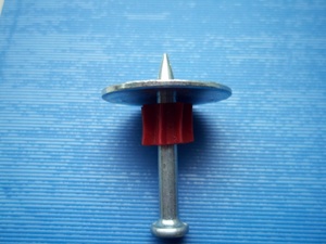Chiodi PD di Buona Qualità con Rondella Metallica e Scanalatura in Plastica per Utensile a Polvere per Fissaggio su Cemento. - Product Image 2