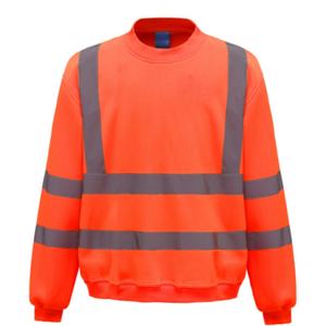 เสื้อฮู้ดคอกลมผ้าฟลีซสะท้อนแสงแบบกำหนดเองสำหรับฤดูใบไม้ร่วงและฤดูหนาว - Product Image 3