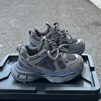 Chaussures de marche décontractées rétro légères pour enfants, style baskets, semelle épaisse amortissante, chaussures de randonnée basses, vente en gros
