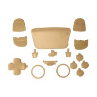 Honcam Remplacement D-pad R1 L1 R2 L2 Déclencheurs Options de partage Boutons de visage pour contrôleur DualSense 5 PS5