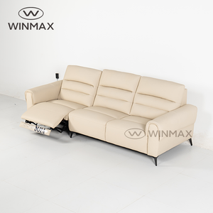 Fauteuil inclinable moderne de luxe en cuir véritable 3/4 places, idéal pour villa, salon, hôtel WINMAX, garantie 1 an G227 - Product Image 1