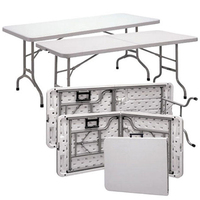 Ensemble de chaises Table pliante pour camping en plein air Restauration Événements Table de salon professionnel
