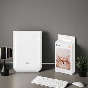 Kit de Impresora Fotográfica Portátil Mini de Bolsillo Mijia <span class=keywords><strong>MI</strong></span>, Inalámbrica BT, Interfaz USB, Papel Impreso en Blanco y Negro - Product Image 3